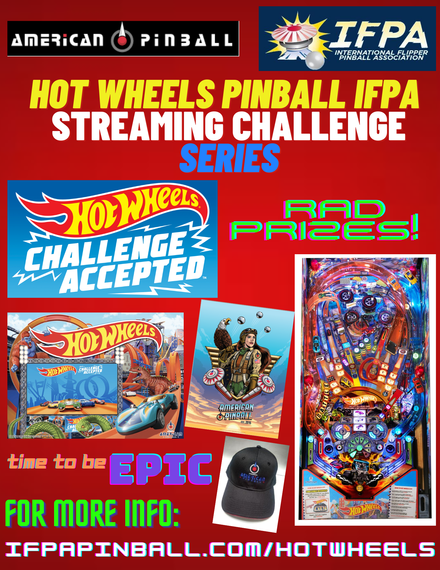 AP Teams Up with International Flipper Pinball Assoc. (IFPA) to Launch Hot Wheels Pinball IFPA Livestreaming Challenge Series