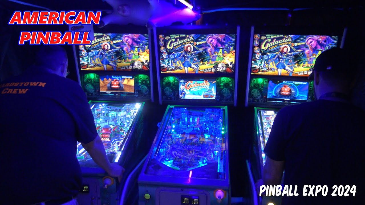 Arcade Heroes visits the American Pinball Booth at Pinball Expo 2024