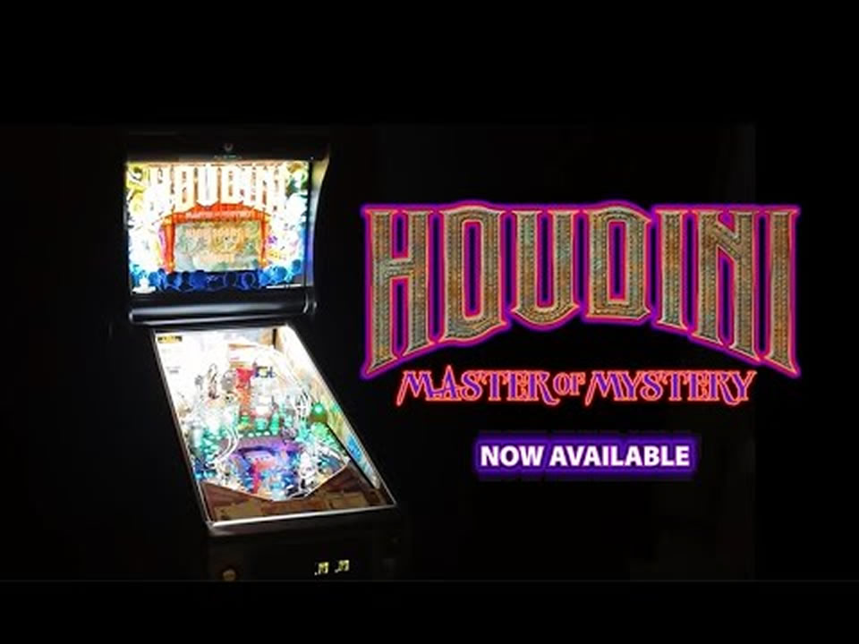 Houdini: Master of Mystery, from American Pinball